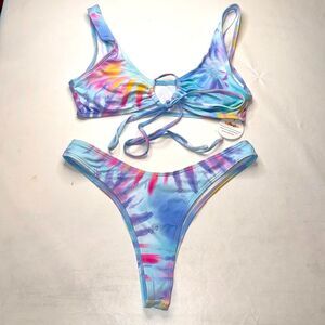 NEW Haute Swimwear Bikini Set, Size Large